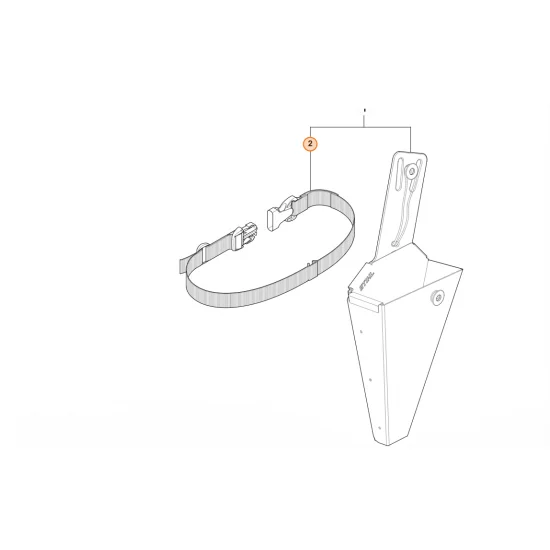 STIHL  Opaska na nogę GA04 491 3400